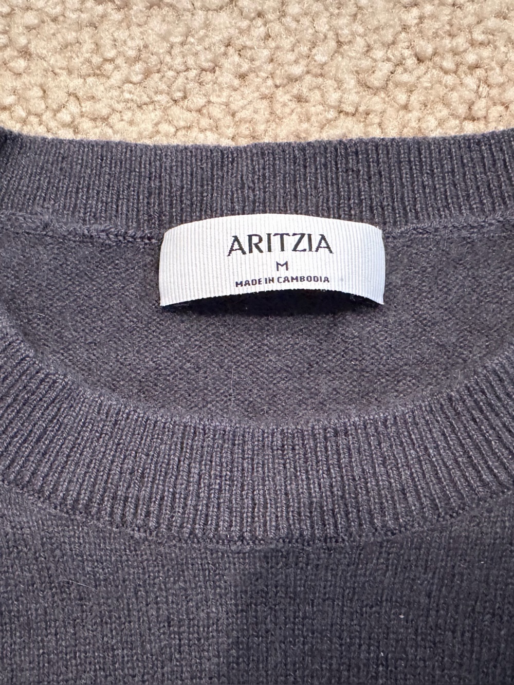Aritzia Bare Cashmere Crew Sweater Vest - Picture 3 of 5